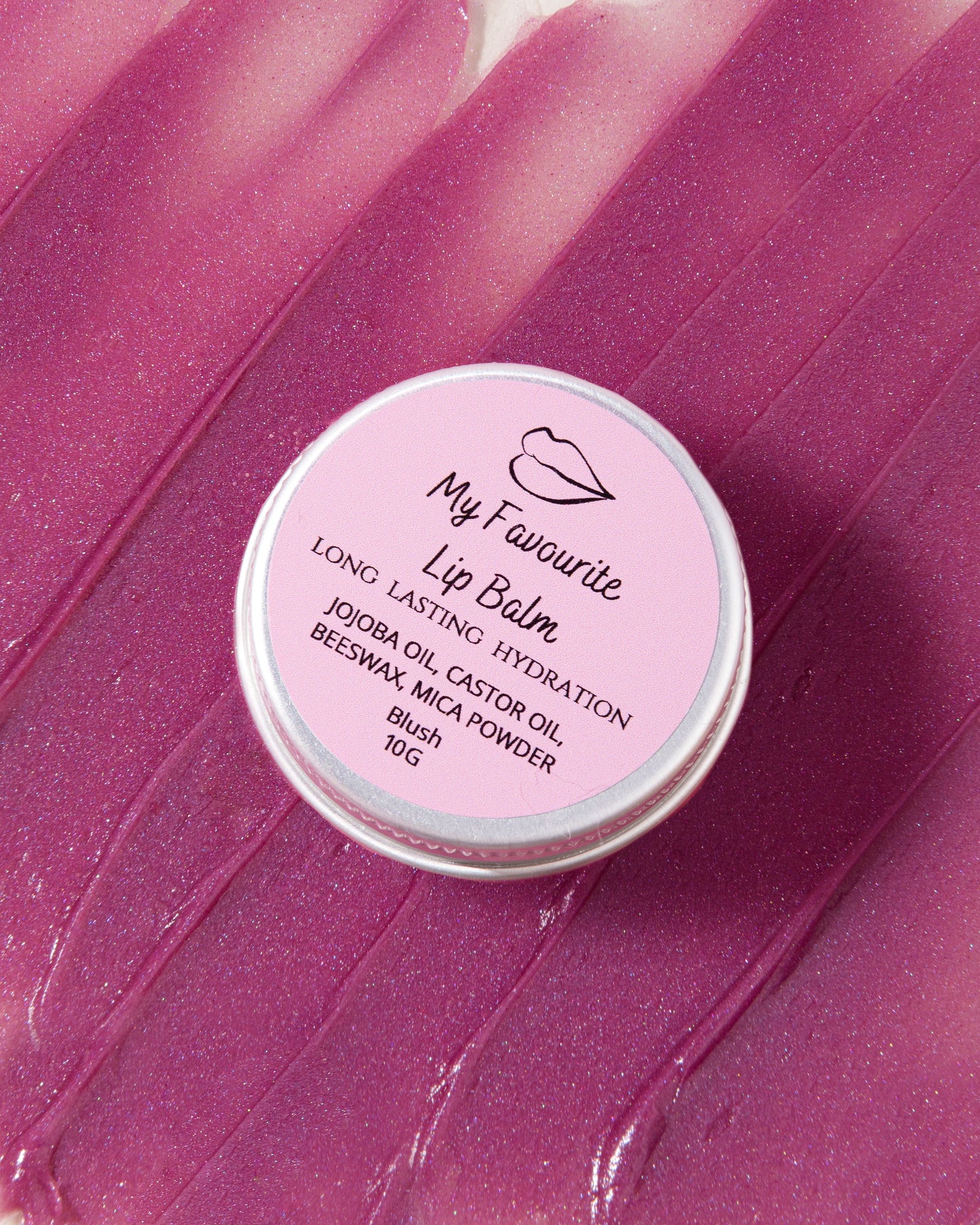 Blush lip balm