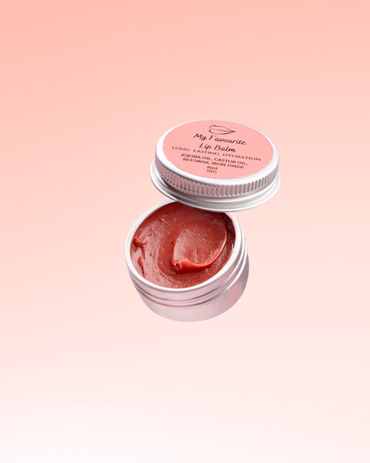 Red lip balm